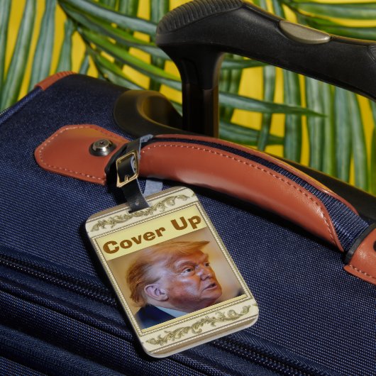 Trump/ Cover Up Bagagelabel (Voorkant Insitu 1)
