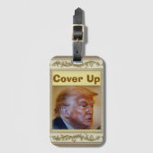 Trump/ Cover Up Bagagelabel (Voorkant (verticaal))