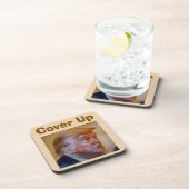 Trump/Cover Up Beverage Coaster Bier Onderzetter (Rechterzijde)