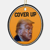 Trump Cover Up Beverage Coaster Keramisch Ornament (Links)