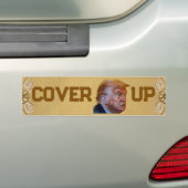 Trump Cover Up Bumper Sticker (Op auto)