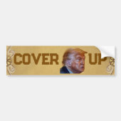 Trump Cover Up Bumper Sticker (Voorkant)