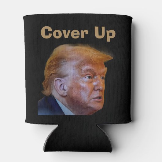 Trump/Cover Up Can Cooler (Achterkant)