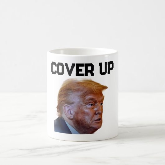 Trump Cover Up Coffee Mug Koffiemok (Center)