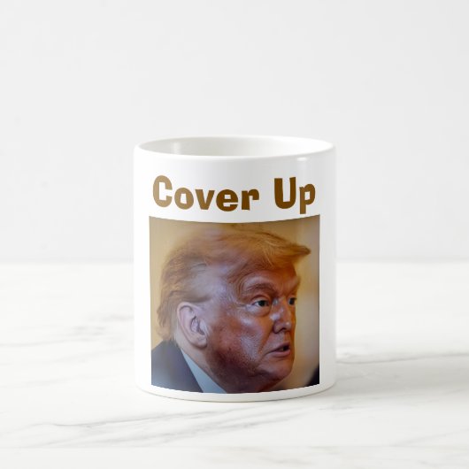 Trump/Cover Up Coffee Mug Koffiemok (Center)