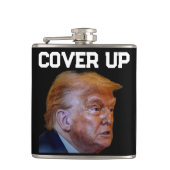 Trump Cover Up Flask Heupfles (Voorkant)