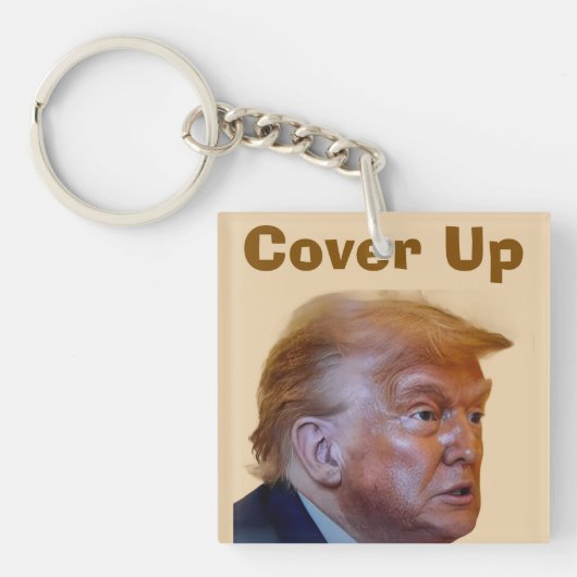 Trump/Cover Up Keychain (voorkant)