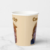 Trump/Cover Up Paper Cup Papieren Bekers (Rechts)