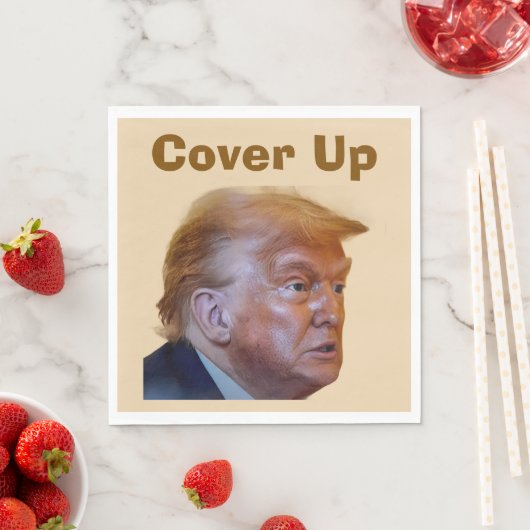 Trump/Cover Up Paper Napkin Servet (Insitu)