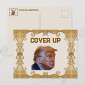 Trump Cover Up Postcard Briefkaart (Voorkant / Achterkant)