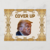 Trump Cover Up Postcard Briefkaart (Voorkant)