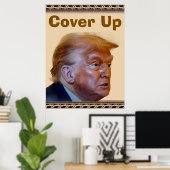 Trump/Cover Up Poster (Thuiskantoor)