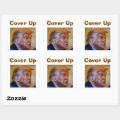 Trump/Cover Up Sticker (Vel)