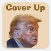 Trump/Cover Up Sticker (Voorkant)
