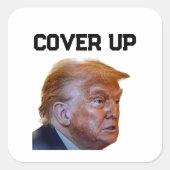 Trump Cover Up Sticker (Voorkant)