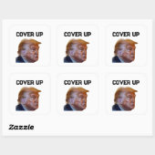 Trump Cover Up Sticker (Vel)