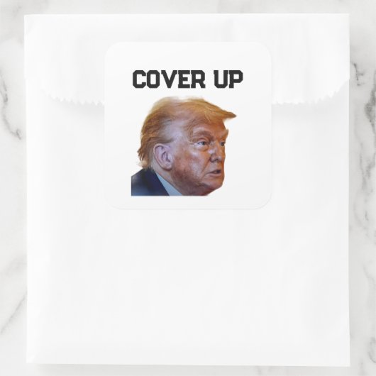 Trump Cover Up Sticker (Tas)