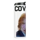 Trump Cover Up Thermal Tumbler Thermosbeker (Gedraaid links)