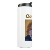 Trump/Cover Up Thermal Tumbler Thermosbeker (Gedraaid links)
