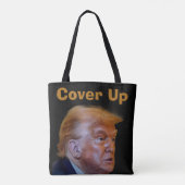 Trump/Cover Up Tote Bag (Achterkant)