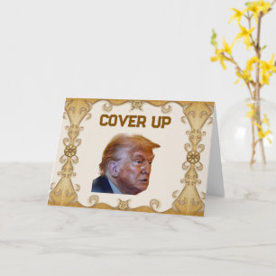 Trump Cover Up Wenskaart Kaart