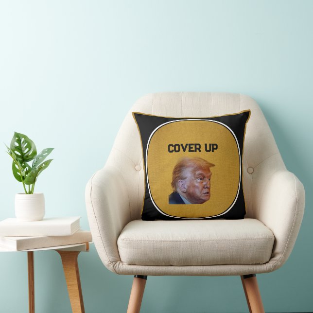 Trump Cover Up Worpkussen Kussen (Stoel)
