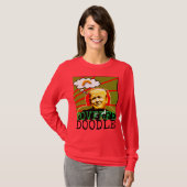 Trump Covfefe Doodle Ugly KerstSweater, vrouwen T-shirt (Voorkant volledig)