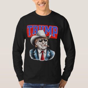 Trump Cowboy - Krachtige Grafische Politieke Stell T-shirt