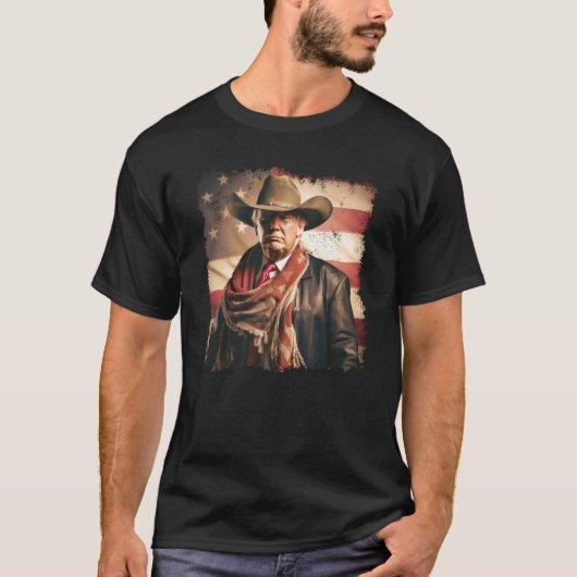 Trump Cowboy T-shirt (Voorkant)