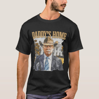 Trump Cowboy Western Daddy's Home Take America ter T-shirt