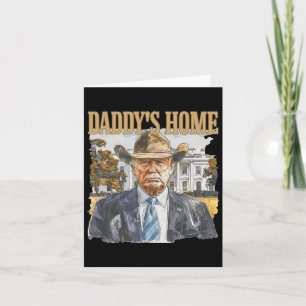 Trump Cowboy Western Papa Is Thuis Neem Amerika Te Kaart
