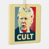 Trump Cult Keramisch Ornament (Rechts)
