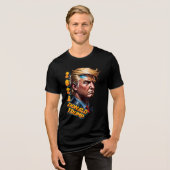Trump Cyberpunk 2024 T Shirt (Voorkant volledig)