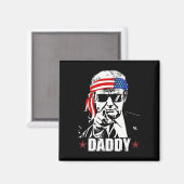 Trump Daddy 2025 Officieel Trump Daddy Grappig Magneet (Voorkant / Achterkant)