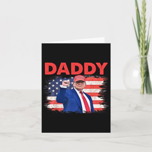 Trump Daddy 2025 President 1 Kaart (Voorkant)