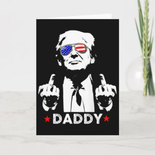 Trump Daddy 2025 President Ondersteuners Mannen En Kaart