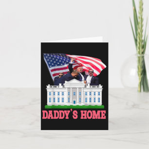 Trump Daddy is thuis Vaarwel Joe Biden Geeft Op Re Kaart