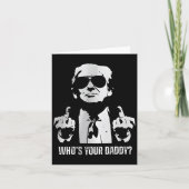 Trump Daddy Shirt Kaart (Voorkant)