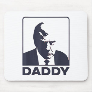 Trump Daddy T-shirt Rode Daddy Trump Muismat