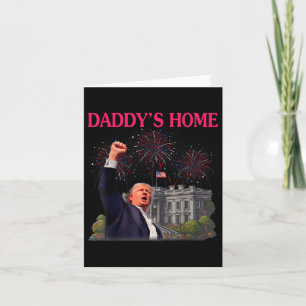 Trump Daddys Home Bye Joe Biden stopt met hardlope Kaart