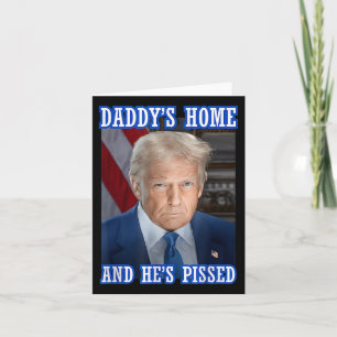 Trump Daddy's Home Hij is Ed 2025 Inauguratie Port Kaart