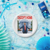 Trump Daddys Home Papieren Bordje (Feest)