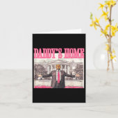 Trump Daddy's Home Witte Huis 2024 Kaart (Gele Bloem)