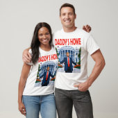 Trump Daddys Home Witte Huis cadeau T-shirt (Unisex)