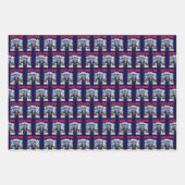 Trump Daddys Home Witte Huis Cadeauverpakking Inpakpapier Vel (Voorkant 3)