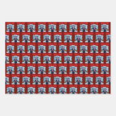 Trump Daddys Home Witte Huis Cadeauverpakking Inpakpapier Vel (Voorkant)