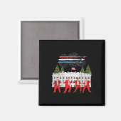 Trump Daddys Home Witte Huis Dans Maak Kerstmis Ge Magneet (Voorkant / Achterkant)