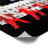 Trump Daddys Home Witte Huis Dans Maak Kerstmis Ge Poster (Hoek)