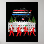Trump Daddys Home Witte Huis Dans Maak Kerstmis Ge Poster (Voorkant)