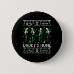 Trump Daddys Home Witte Huis Dans Maak Kerstmis Ge Ronde Button 5,7 Cm
